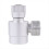 CO2 Cylinder Refill Adapter, for Argon, CO2, Mixed Gas, Silver 1