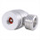 CO2 Cylinder Refill Adapter, for Argon, CO2, Mixed Gas, Silver 7