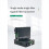 1 Pair Gigabit Fiber Transceiver 20KM SC Single Mode EU Plug 7