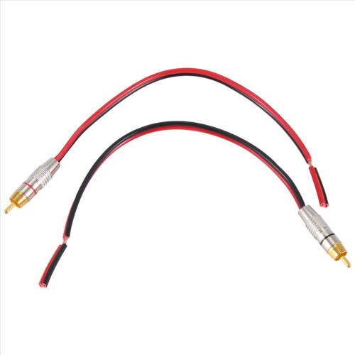 Speaker Cables to Plugs Adapter, 2-Channel (1 Foot) 1