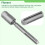 SDS Max to Plus Adapter Drill Converter Tool 5