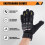 Skateboard Gloves Longboard Drift Brake Turning Black 5