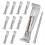 10pcs 5Inch Gutter Hangers with Rust-Resistant Screws 2