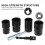 6 Piece Lug Nut Removal Tool, 1/2 Inch Swivel Socket 22-27mm 3