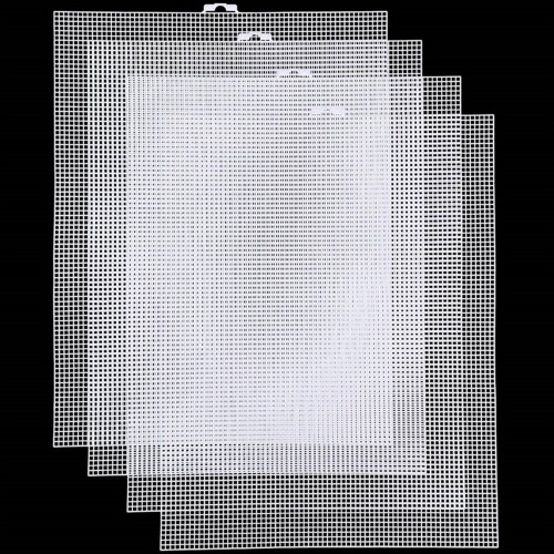 Plastic Canvas Sheets 13.4x10.4inch 2.5mm 4PCS 2