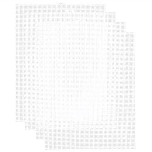 Plastic Canvas Sheets 13.4x10.4inch 2.5mm 4PCS 1