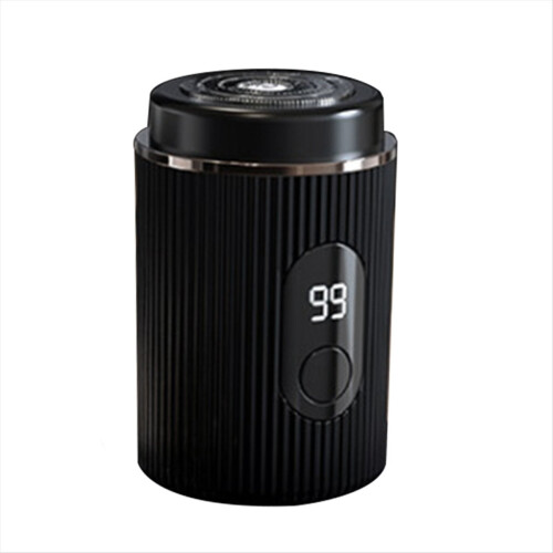 Electric USB Charging Smart Digital Display Men's Shaver Black 2
