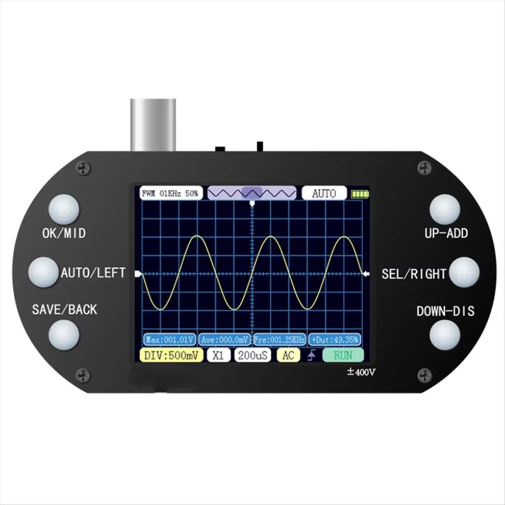Mini Handheld Digital Oscilloscope 2.5Mhz Sample Rate 4853097753207