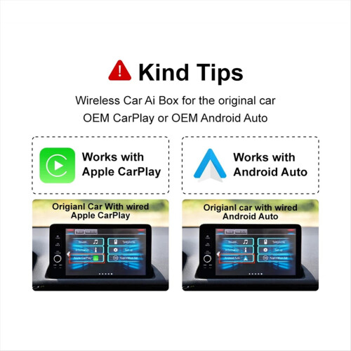 CarPlay Wireless Adapter Mini Box for Android Auto Dongle 2