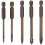 5Pcs Universal Triple-Cornered Alloy Drill Bit Set(3/4/5/6/8mm) 1