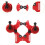 With Double Suction Cup.Hole Saw Cup Guide Open Hole Locator 3