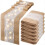 6 Pack Burlap Table Runner with LED Lights Lace 12x108 Inches 2