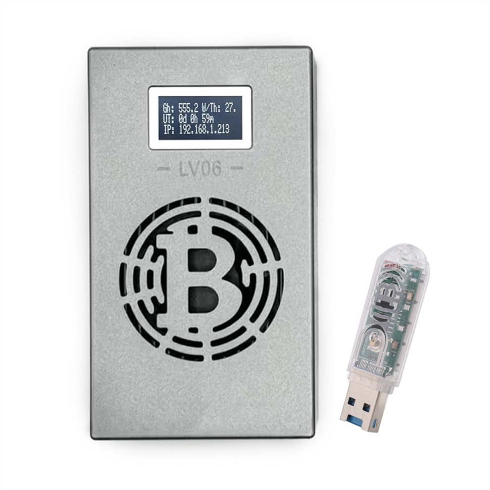 Photos - Console Accessory Jojomino Bitcoin LV06+LV03 Silent Miner Machine BTC AU Plug 