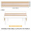 6 Pack Burlap Table Runner with LED Lights Lace 12x108 Inches 4