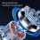 Mini Electric Shaver High Speed Motor Waterproof Blue 7