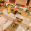 6 Pack Burlap Table Runner with LED Lights Lace 12x108 Inches 3