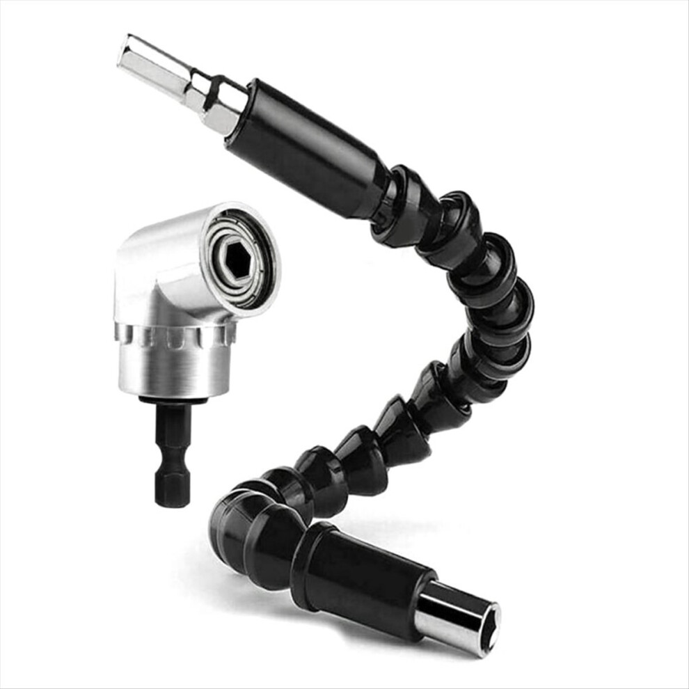 105 Degree Right Angle Drill Adapter Flexible Shaft Extension 4853097767396