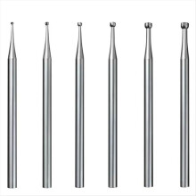 6Pcs Open Mouth Cup Burr - Jewelry Setting Burs Wire Rounder Bits