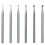 6Pcs Open Mouth Cup Burr - Jewelry Setting Burs Wire Rounder Bits 1