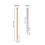 25Pcs Copper Nails for Tree Stumps 3.14 Inches Long Pure 5