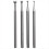 6Pcs Open Mouth Cup Burr - Jewelry Setting Burs Wire Rounder Bits 7