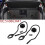 2 Pcs Trunk Luggage Rack Rope Small Ball Fixing Bu 4