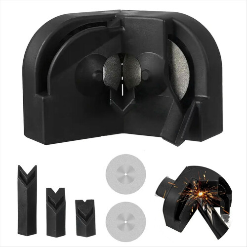 Multi-Functional Drill Bit Sharpener Tool with 6 Pcs Grinding Wheels 2