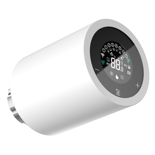 LCD Touch Screen Zigbee Intelligent Radiator Actua
