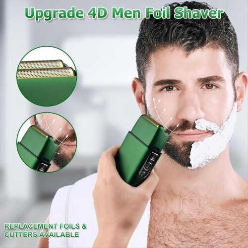 Foil Shaver,Shaver for Men with Ultra-Thin Meshes,Black 2
