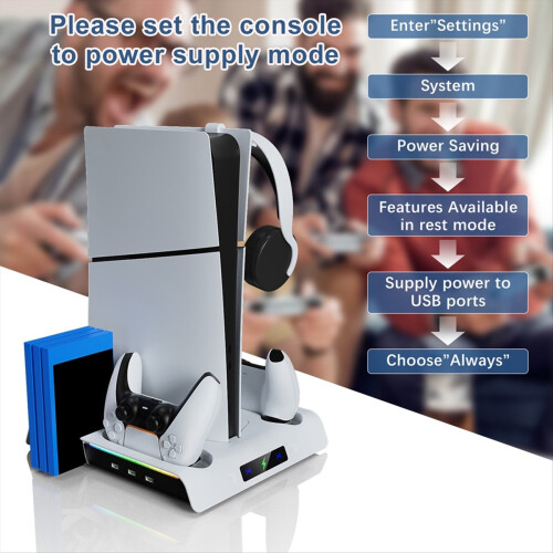 The Multifunctional Host Cooling Charging Dock is 2