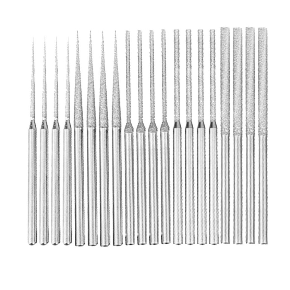Photos - Bits / Sockets Jojomino 20pcs Mounted 5 Different Shapes Diamond Drill Bits