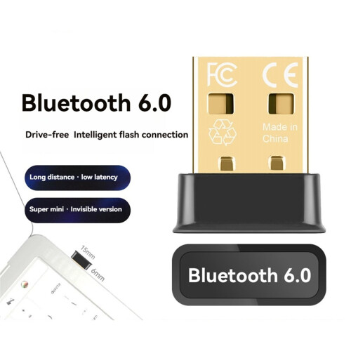 USB Bluetooth Adapter 6.0 Dongle for PC Keyboard Mouse 2