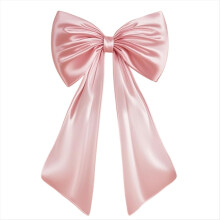 Large PinkBow for Room Decor, Giant Pastel Pink Hanging Wall Decor
