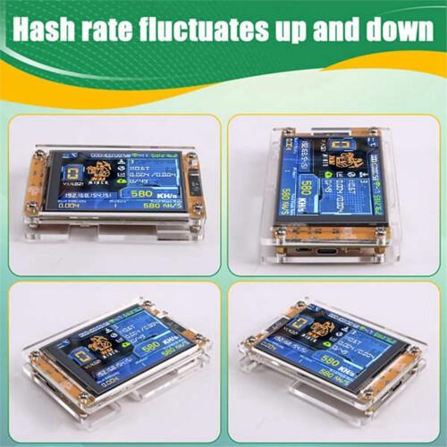 580KH/S NMMiner NerdMiner 2.8 Inch Smart Display 2