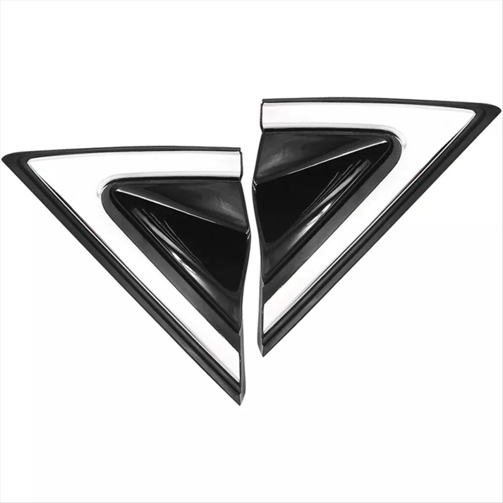 Car Lh Driver Corner Chrome Molding Fit For 2013-2 Black/Silver 4851598977085