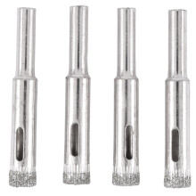 50 Pcs Diamond Coated Drill Bit for 8 mm Pointed Hole Saw