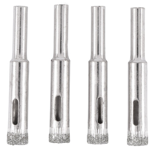 50 Pcs Diamond Coated Drill Bit for 8 mm Pointed Hole Saw