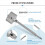 Concrete Hole Saw Kit 10Pcs Drill Core Bit for Brick Impact Resistant 8