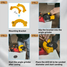 Drill Bit Holder with Traditional Guard for Angle Grinde