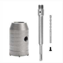 SDS Plus Hammer Drills Wall Hole Saw Drill Bit Set Cutter Tools,45mm