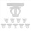 10X Wheel Arch Trim Clips Plastic Front Rear For T 2
