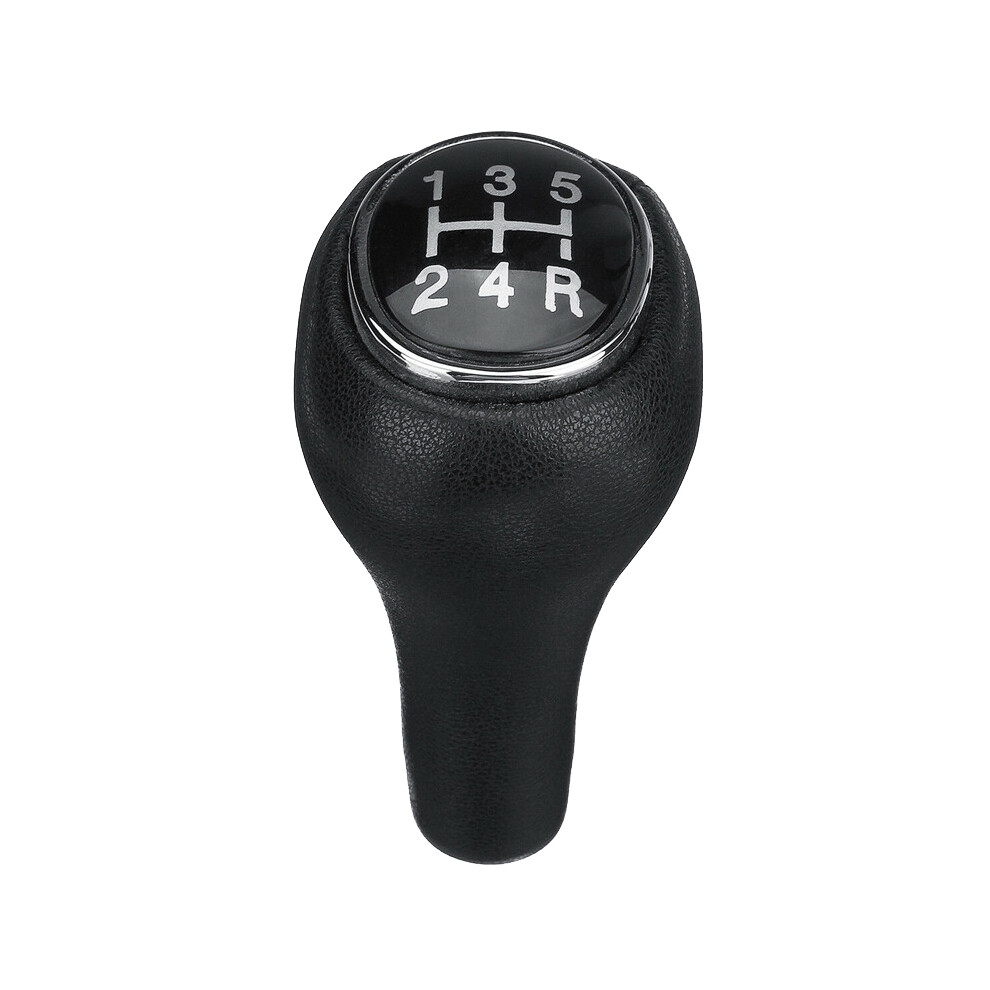 5-Speed Manual Leather Gear Shift Knob Shifter Lev 4851598986445