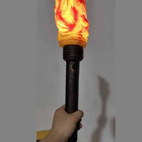 Handheld Torch Props LED Lights, Realistic Flame 2