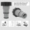 2PCS Replacement Hose Adapter for Above Ground Swi 4