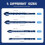 Upgraded Serrated Masonry Drill Bit Set 5PCS 3