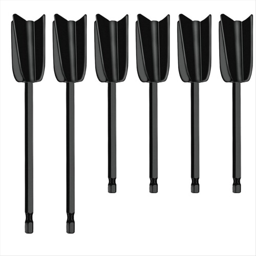 6Pcs Drill Mixer Attachment, Paddles for Mixing Paint Stirrer
