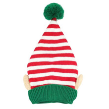 Christmas Hat Adults Striped Beanie with Ear Dwarf B