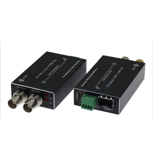 3G-SDI over Fiber Optic Converter EU Plug 1