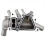 Thermostat Housing Engine Coolant Water Flange Pum 6