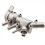 Thermostat Housing Engine Coolant Water Flange Pum 5